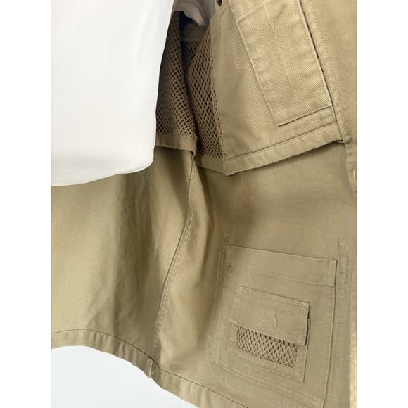 ORVIS Jacket Zambezi Mens 48T Leather Elbow Patch Tan Canvas Sport Coat Hunting - Picture 6 of 10